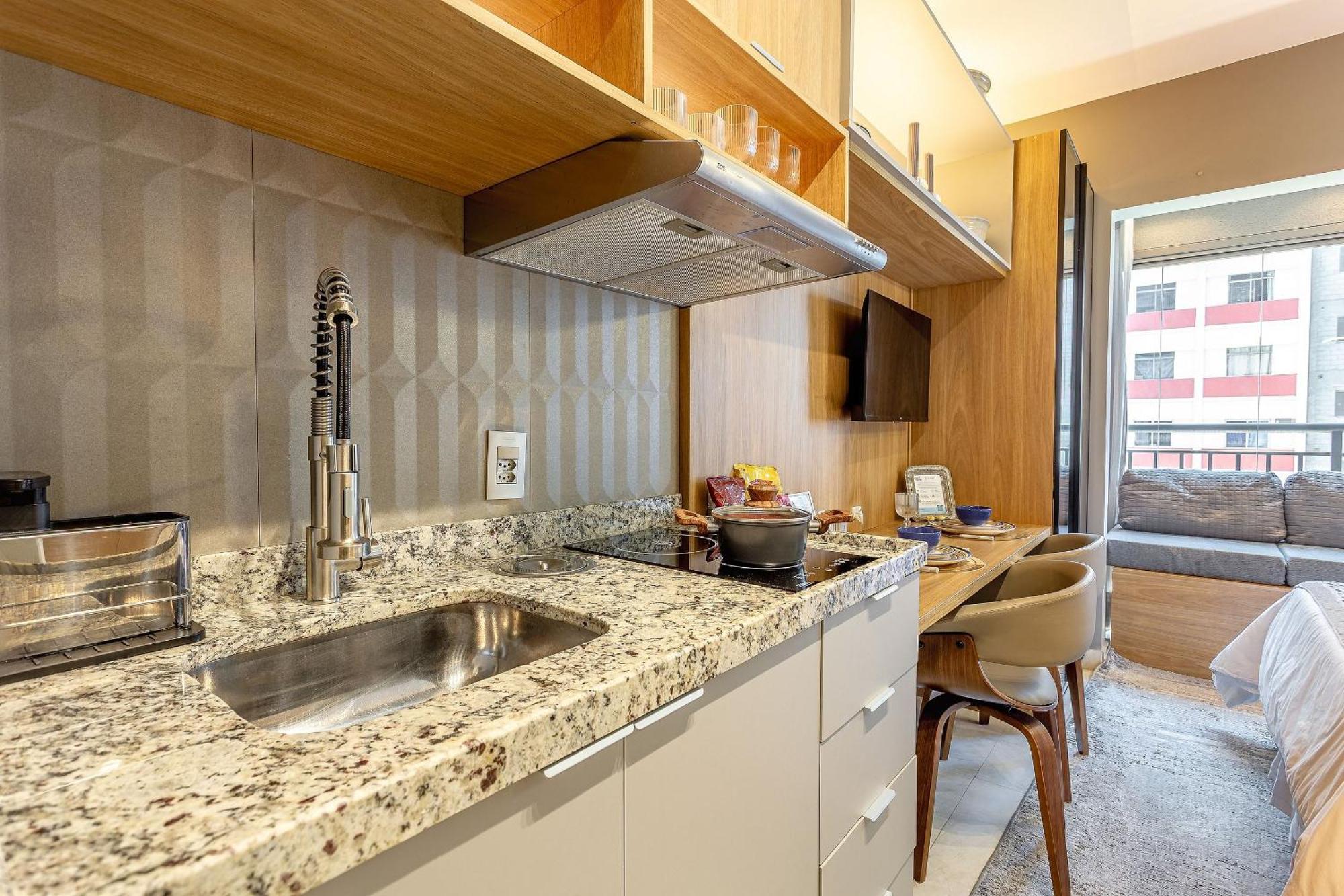 Apartamento Elegante E Moderno Na Republica São Paulo