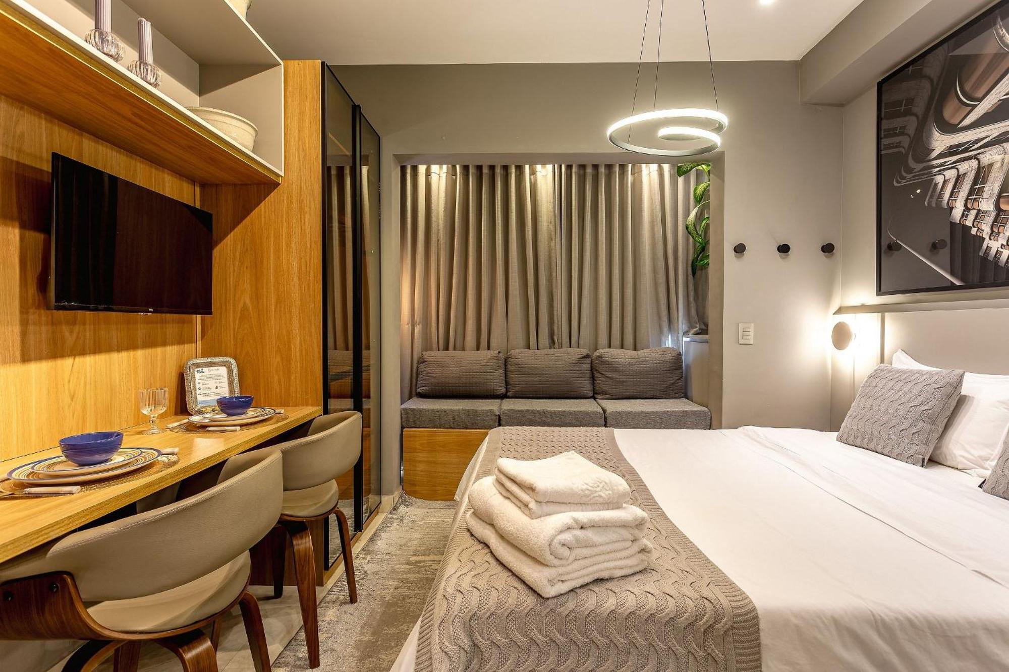 Apartamento Elegante E Moderno Na Republica São Paulo